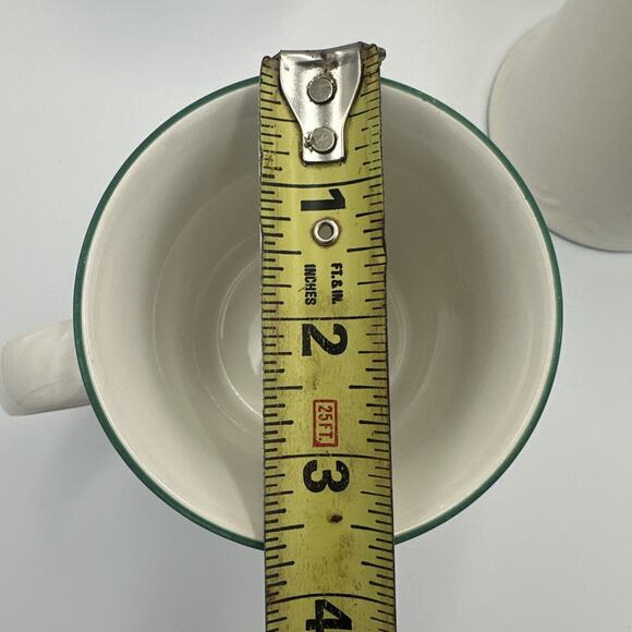 Pfaltzgraff Winterberry Coffee Mugs Cups set of 4 Christmas Holiday Stoneware - Picture 6 of 8